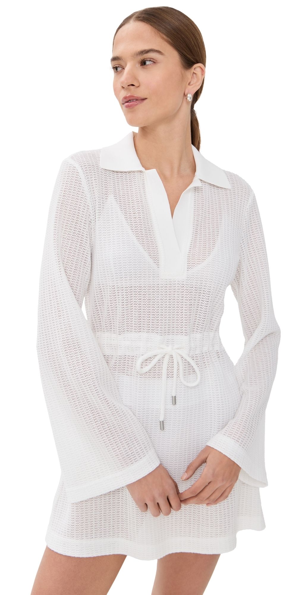 SIMKHAI Tammie Mini Dress White S