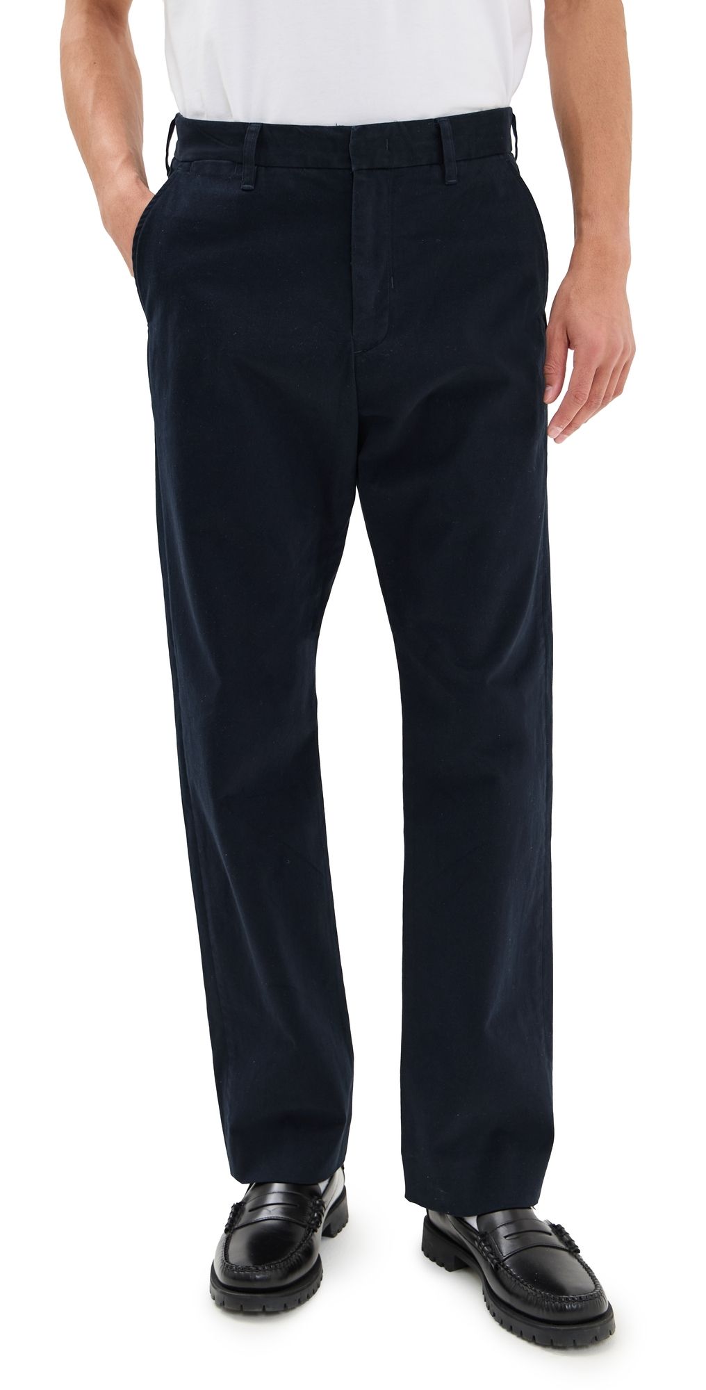 Vince Louie Straight Fit Peached Cotton Chinos Coastal 29