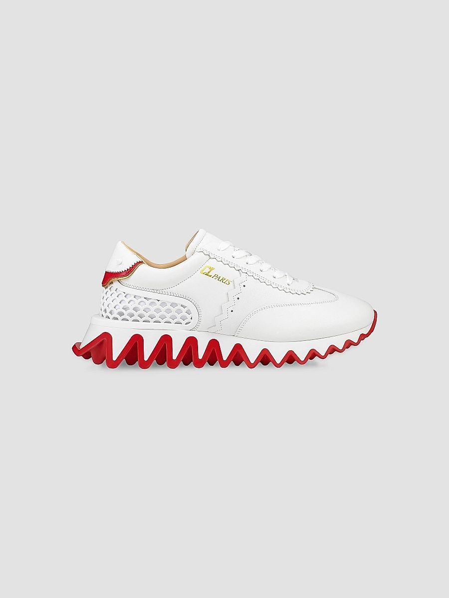 Christian Louboutin Men's Loubishark Sneakers - White - Size 15