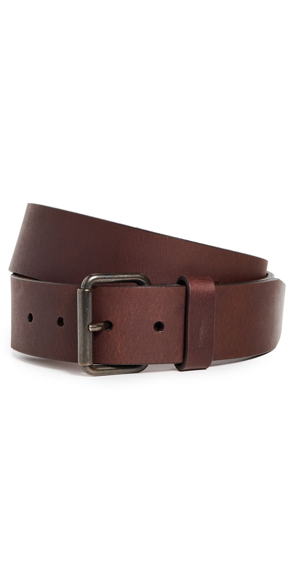 Shinola Rambler Leather Belt Darkbrown 40