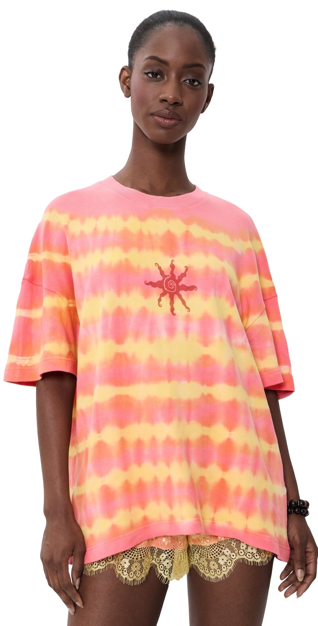 Ciao Ciao Vacation Sunkiss Tie-Dye Tee Sunkiss L