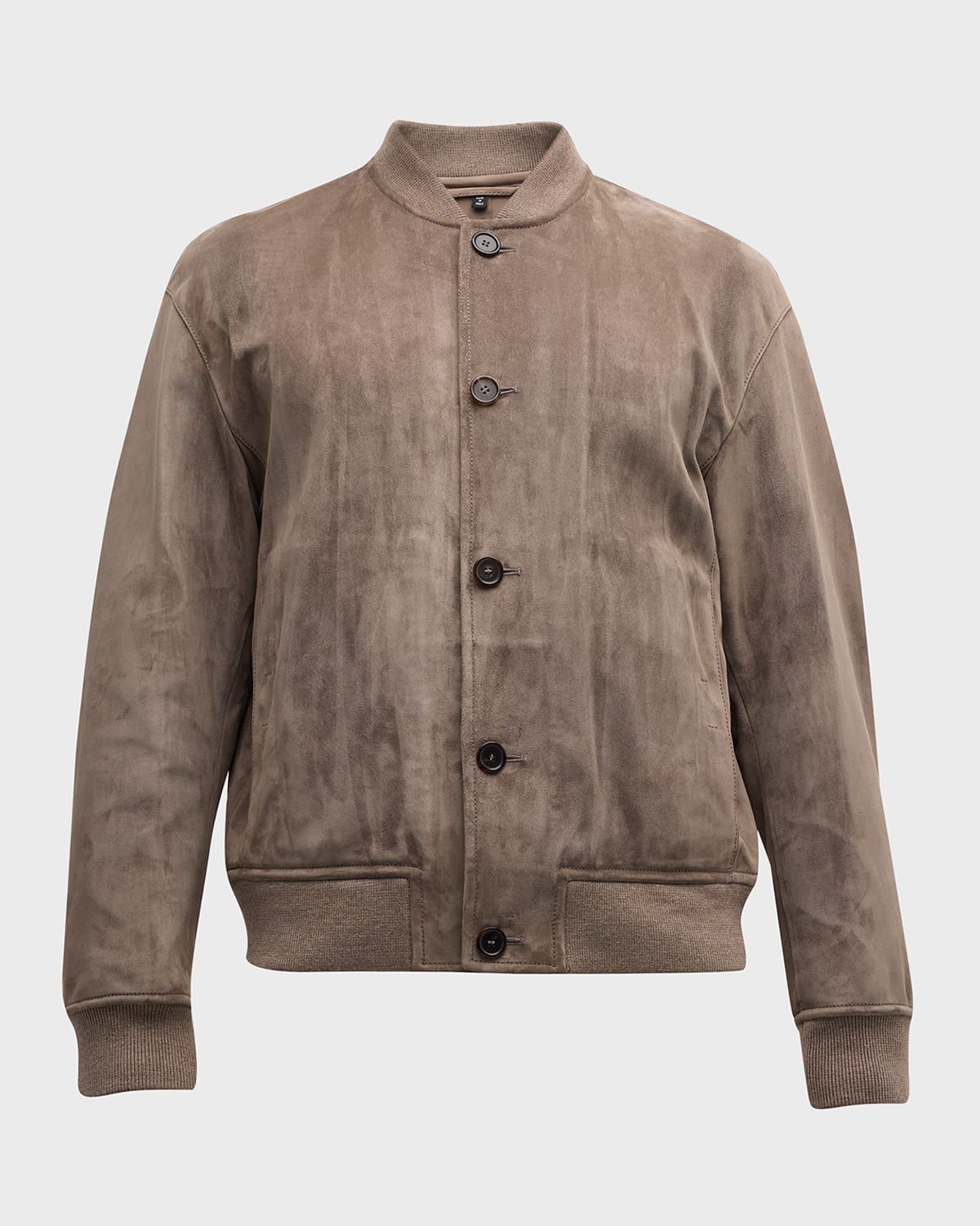 Men & apos;s Suede Blouson Jacket