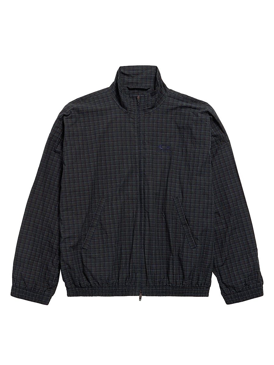 Men's Tailored Tracksuit Jacket - Navy Dark Green - Size 34