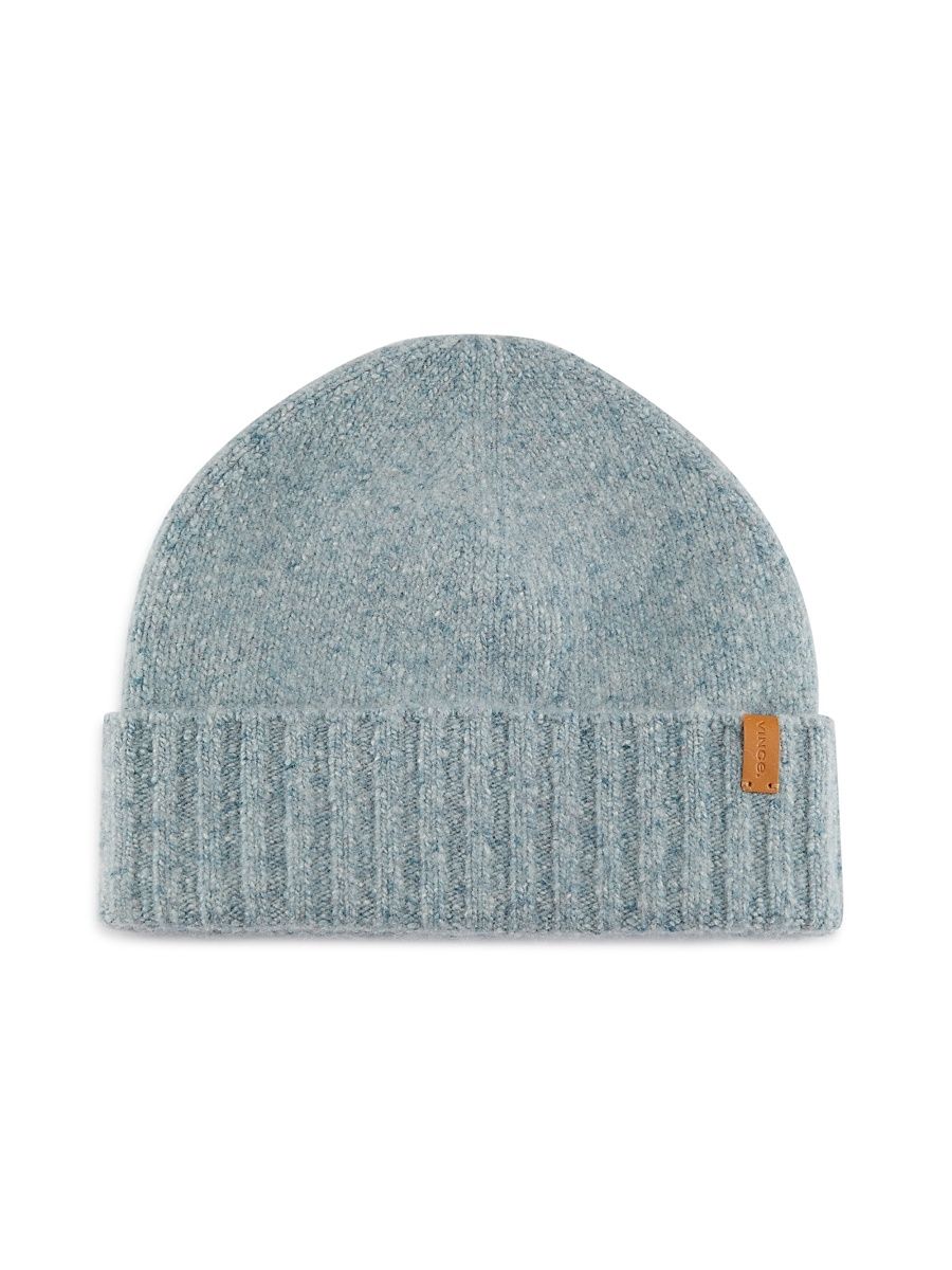 Women's Donegal Cashmere Beanie - Speckled Jade