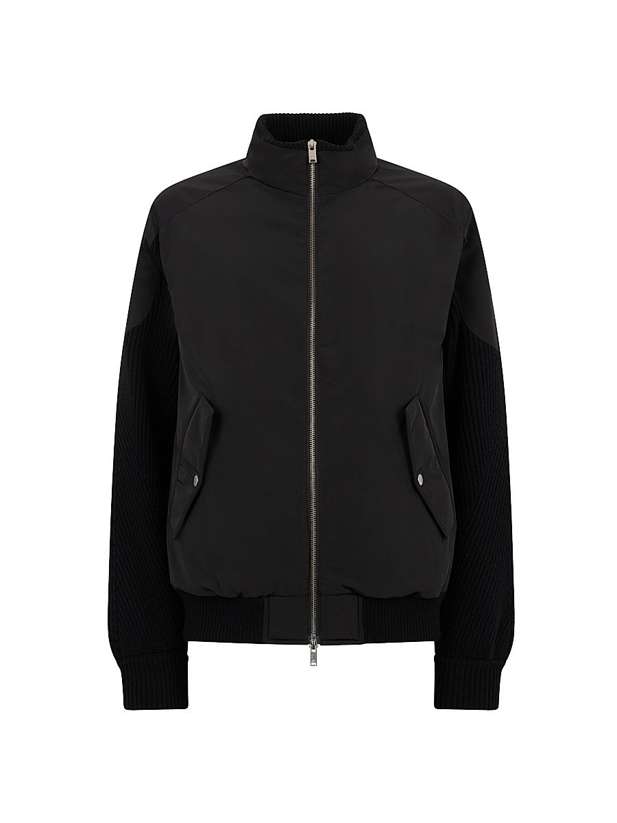 Men's Memory Magnus Mixed-Media Wool Regular-Fit Jacket - Black - Size XXL