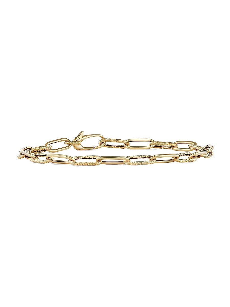 Women's DY Madison Chain Bracelet In 18K Yellow Gold - Gold - Size XS