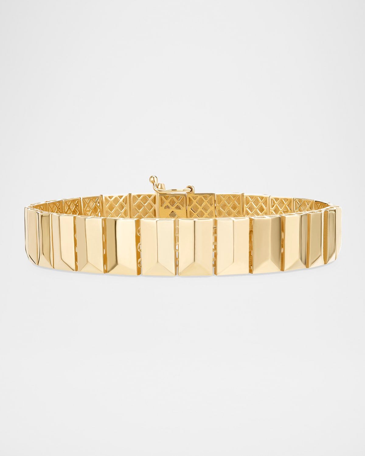 Grooved Flash Tile Bracelet