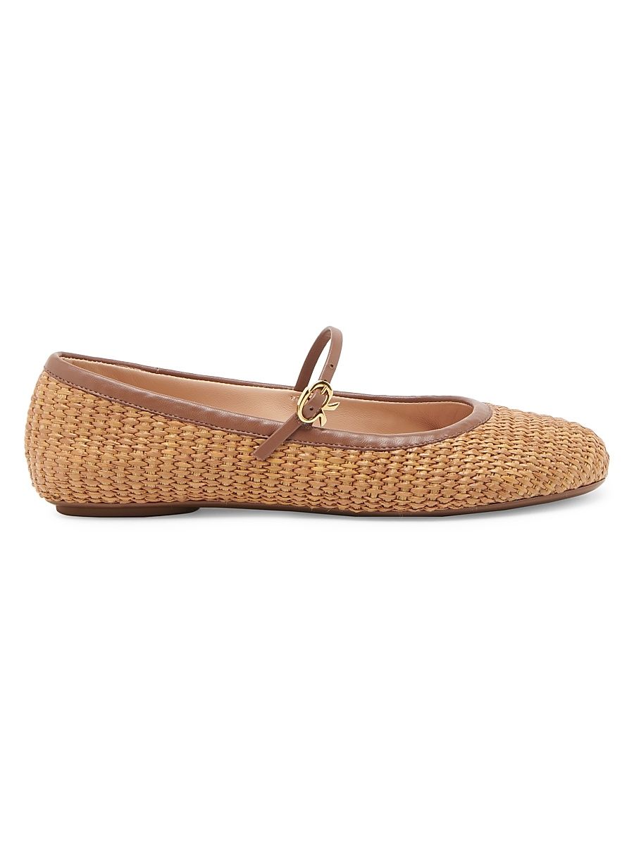 Women's Carla Ballerina Flats - Cuoio - Size 9.5