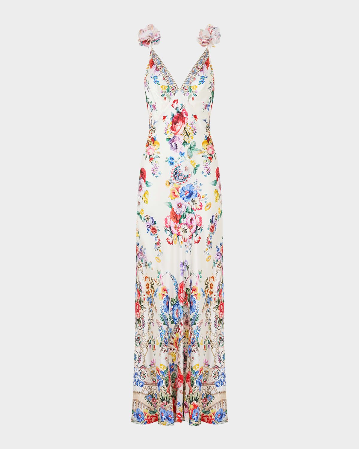 I Left My Heart in Granada V-Neck Bias Slip Dress