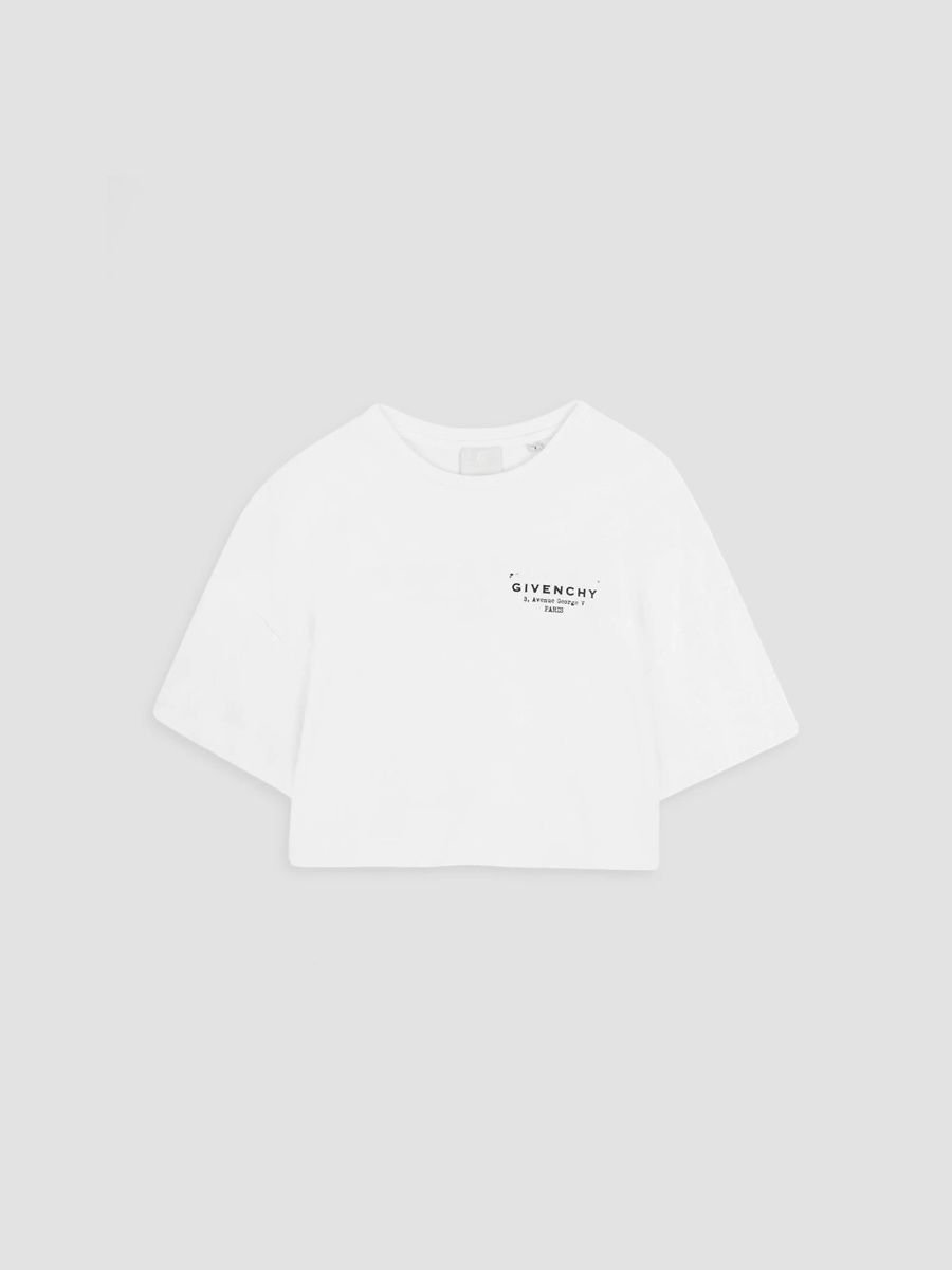 Givenchy Girl's Little Girl's & Girl's Cotton Logo Crewneck T-Shirt - White - Size 10