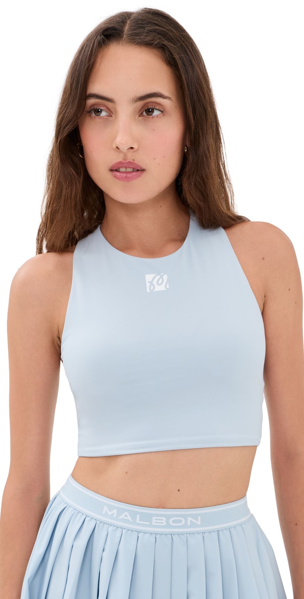 Malbon Crossback Bra Top Subdued Blue L