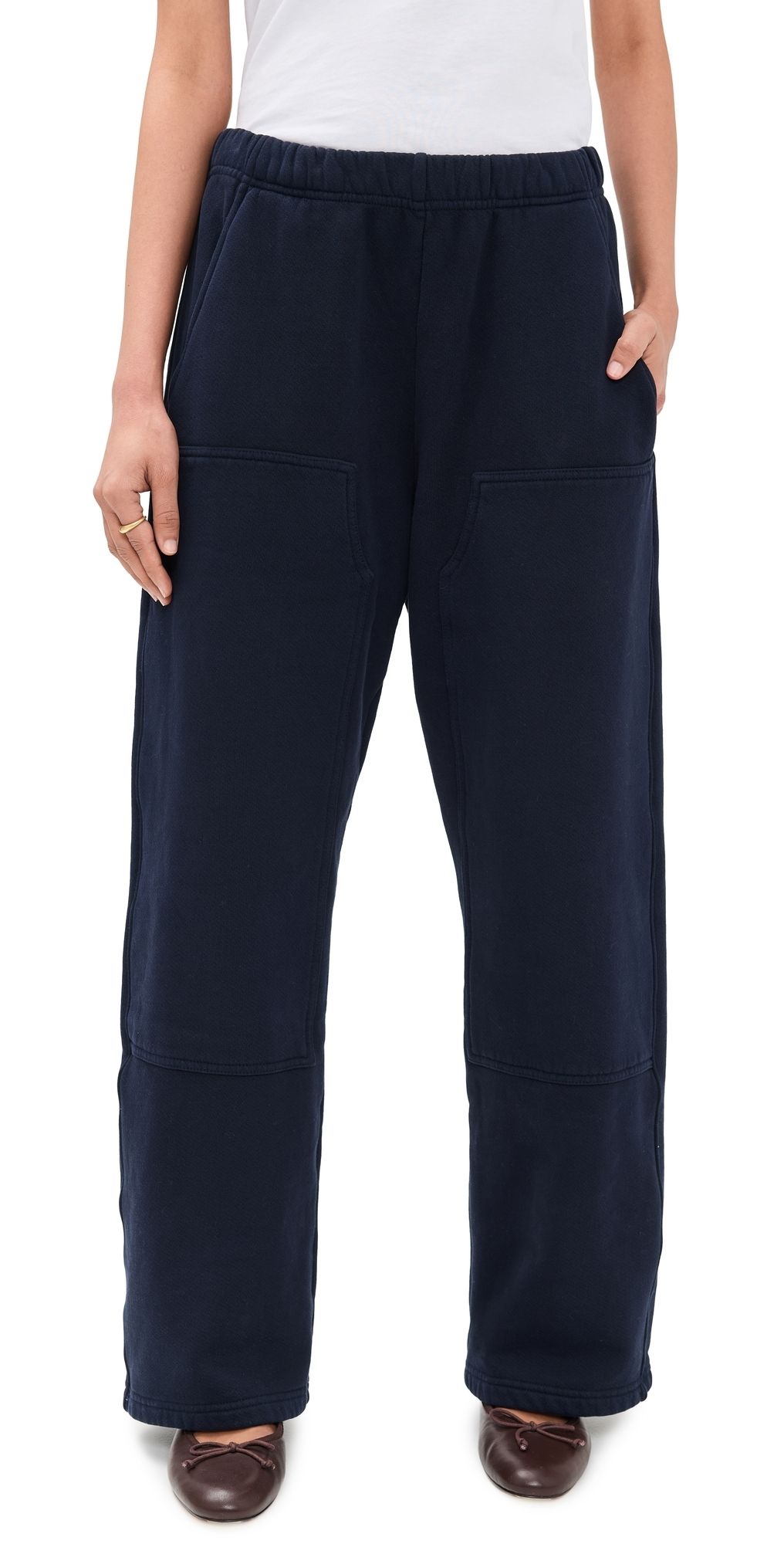 Les Tien Heavyweight Carpenter Workwear Pants Navy S