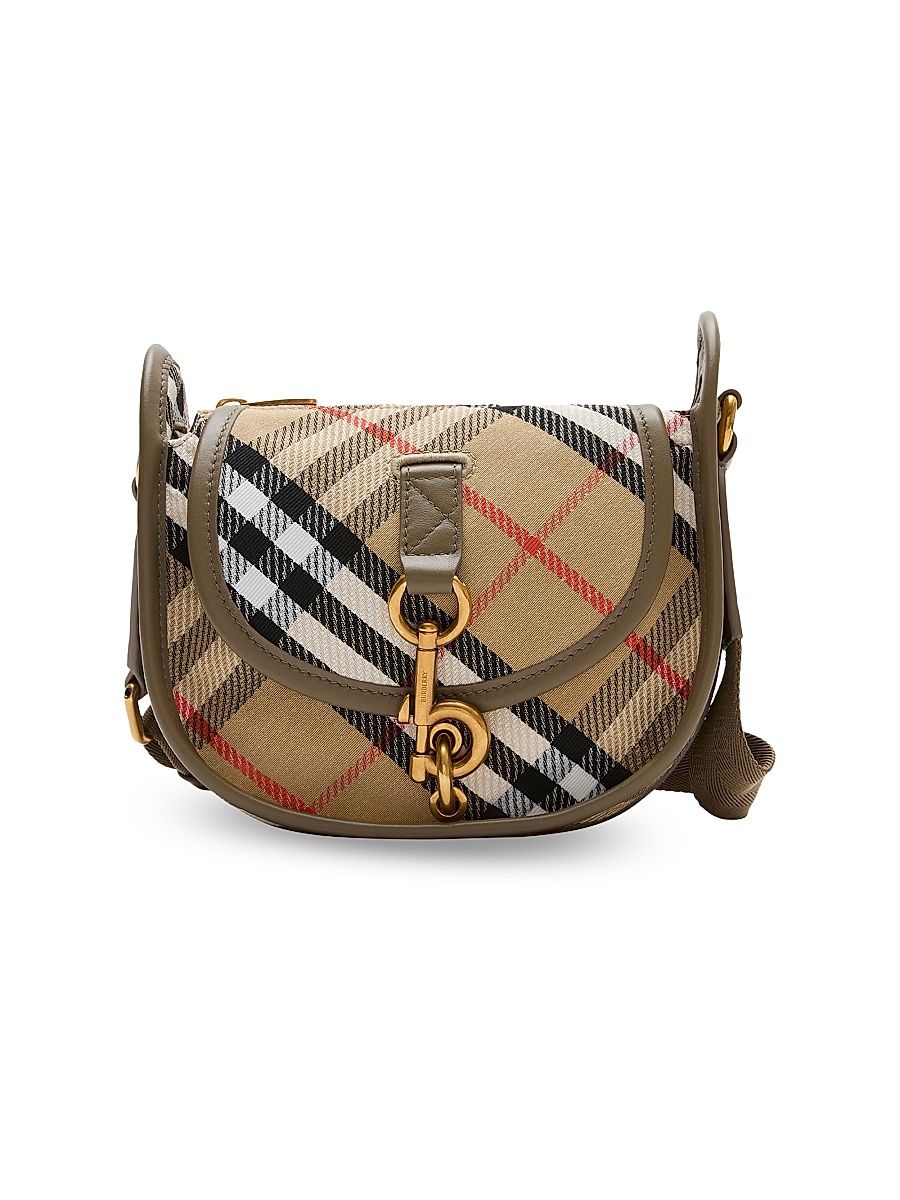 Women's B Clip Check Crossbody Bag - Sand