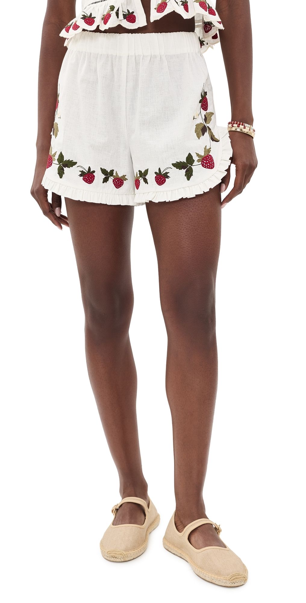 Sea Bindi Strawberry Shorts Cream XL