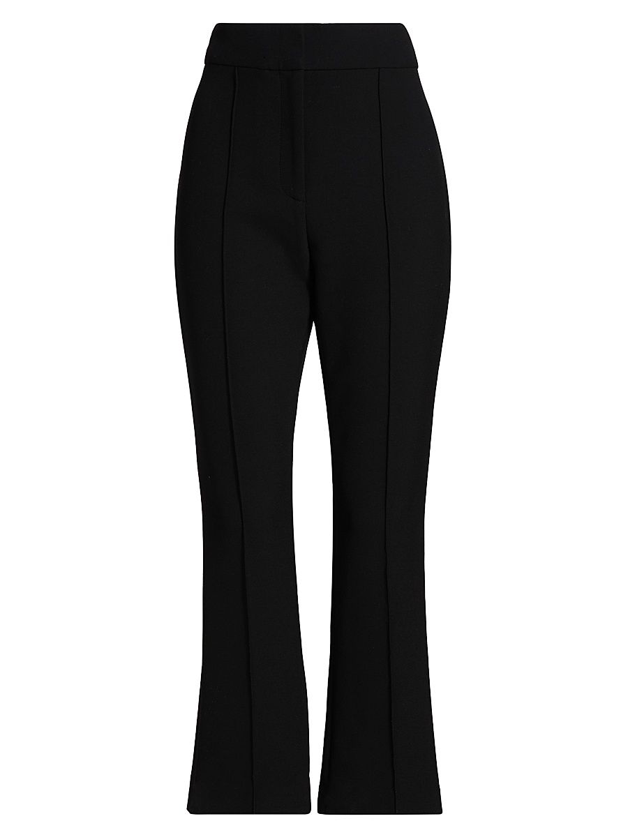 Women's Dell Flared Crop Pants - Black - Size 16
