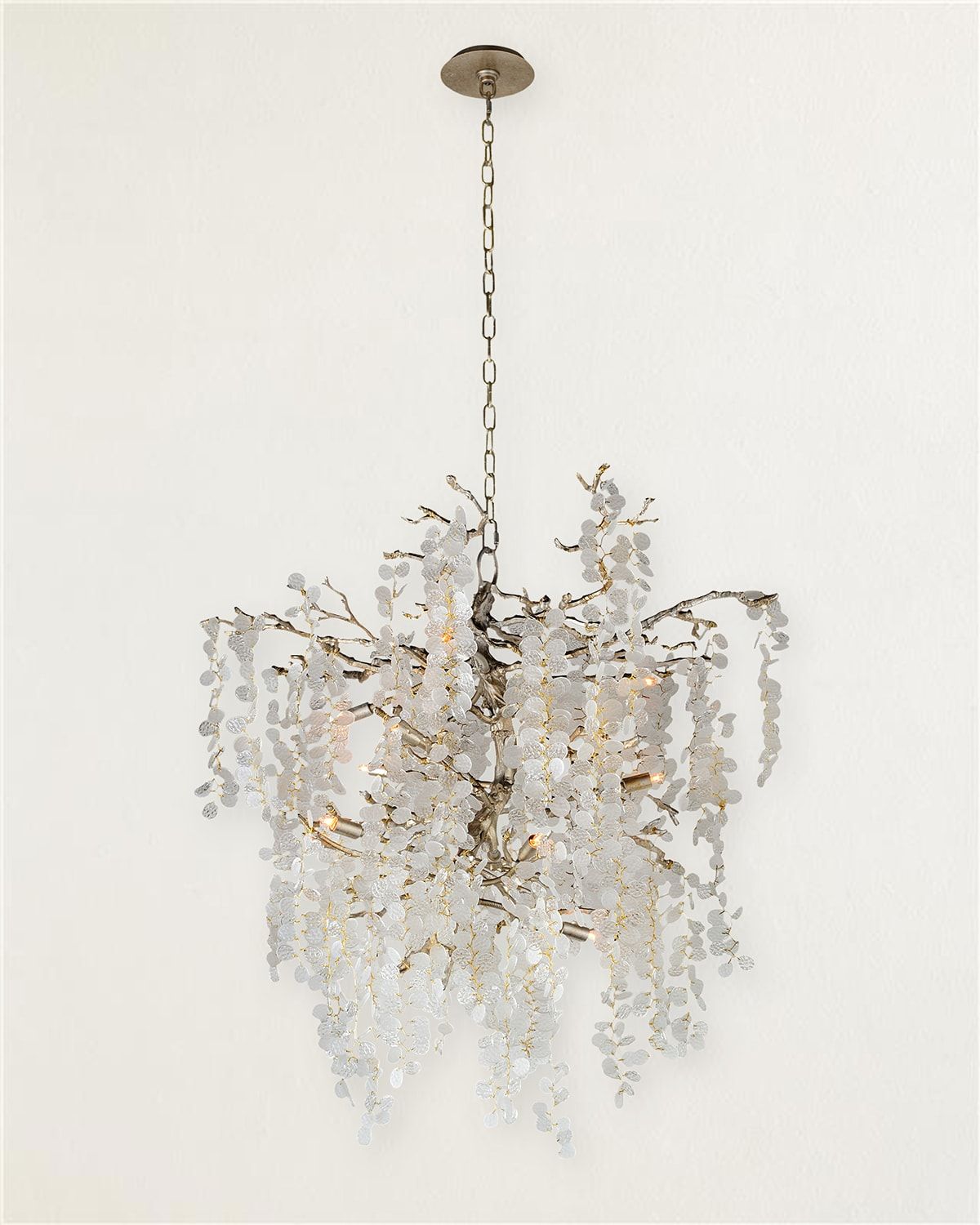 Shiro Noda 11-Light Chandelier, 25" x 35"Dia.