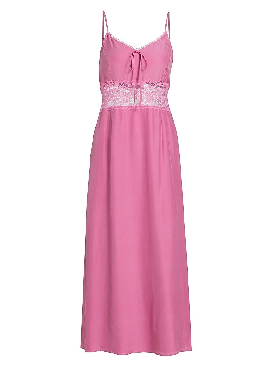 Women's Chrissy Slip Dress - Pink - Size 10