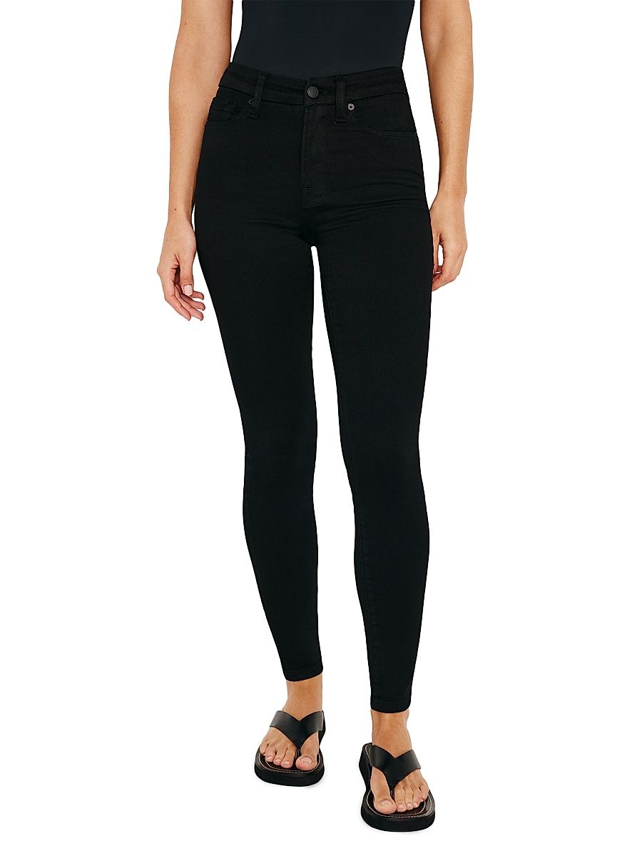 Women's Good Legs Skinny Jeans - Black - Size 4