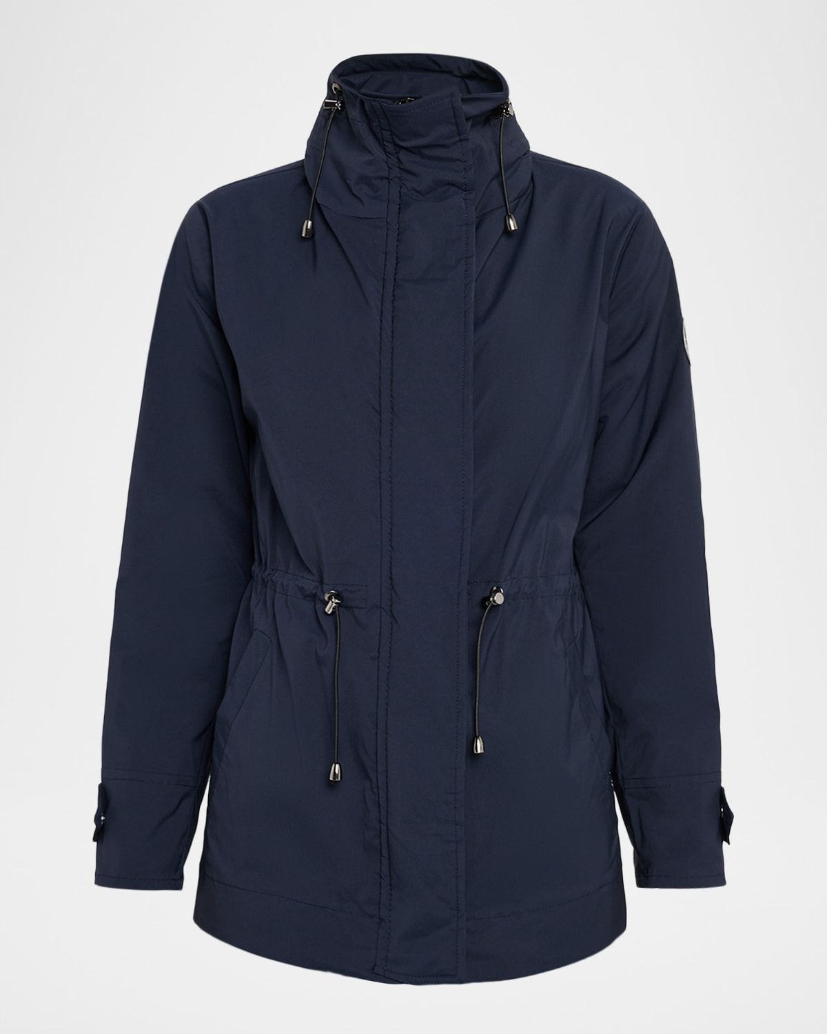 Lightweight Jacket With Concealed Hood