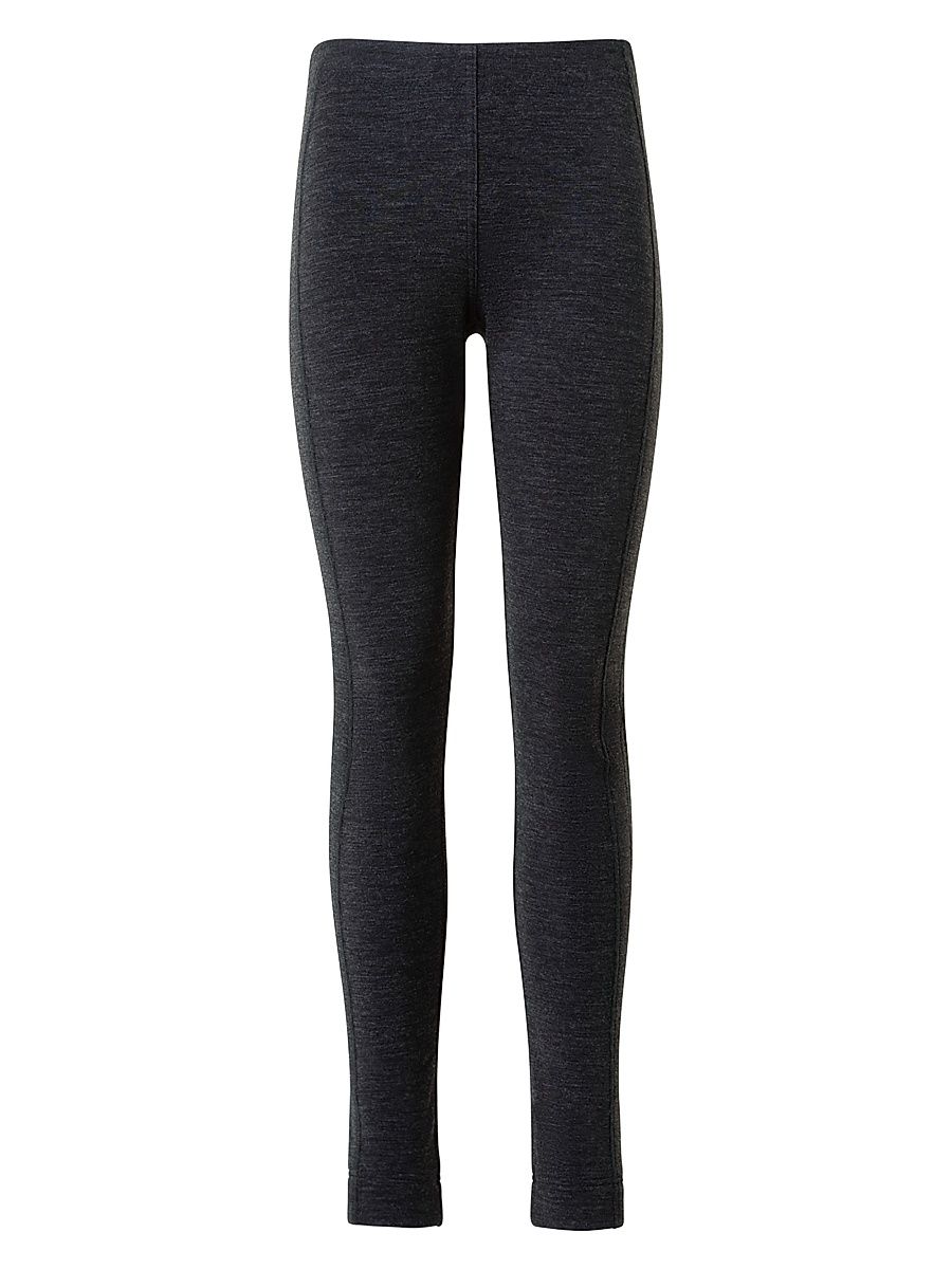 Women's Maro Wool Scuba Leggings - Charcoal - Size 16