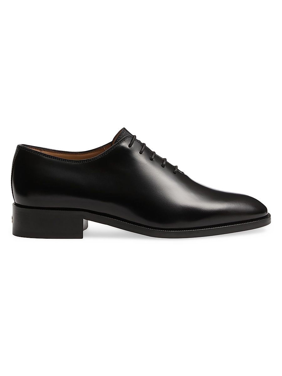 Men's Pas Des Dieux Oxfords in Leather - Black - Size 10