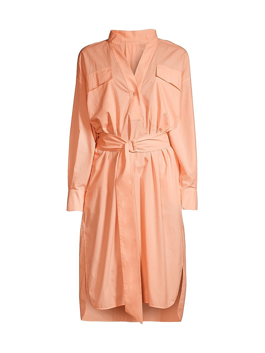Women's Keepsake Cotton Shirtdress - Peach Fizz - Size 2
