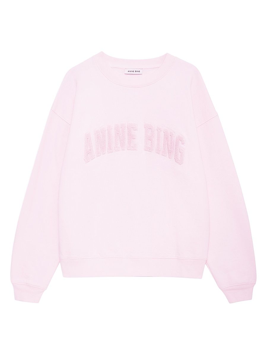 Women's Spencer Logo Sweatshirt - Pink - Size XS