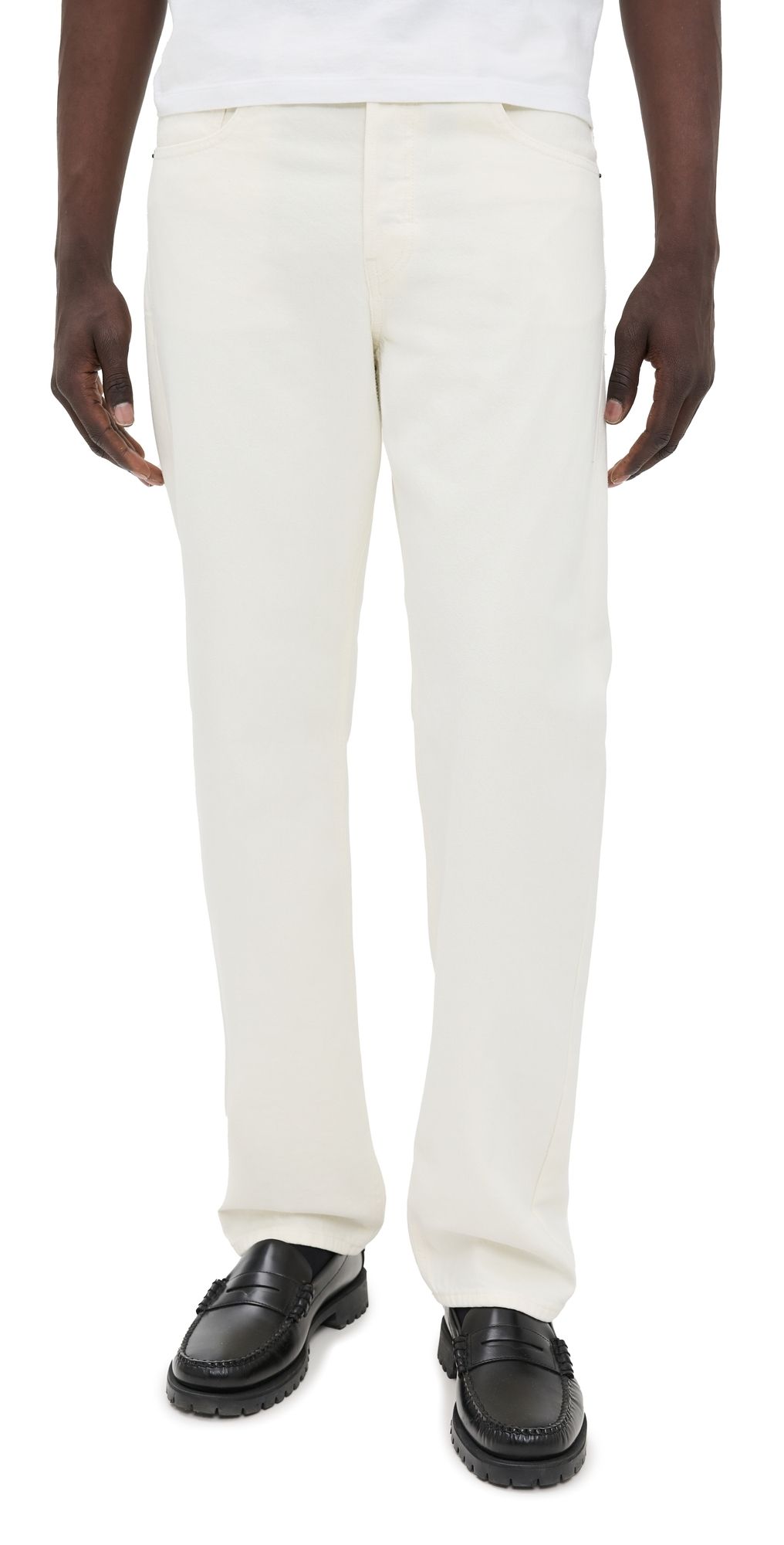 FRAME The Straight Jeans Off White 38