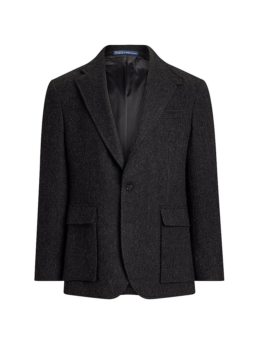 Men's The RL67 Wool Twill Jacket - Charcoal - Size 44