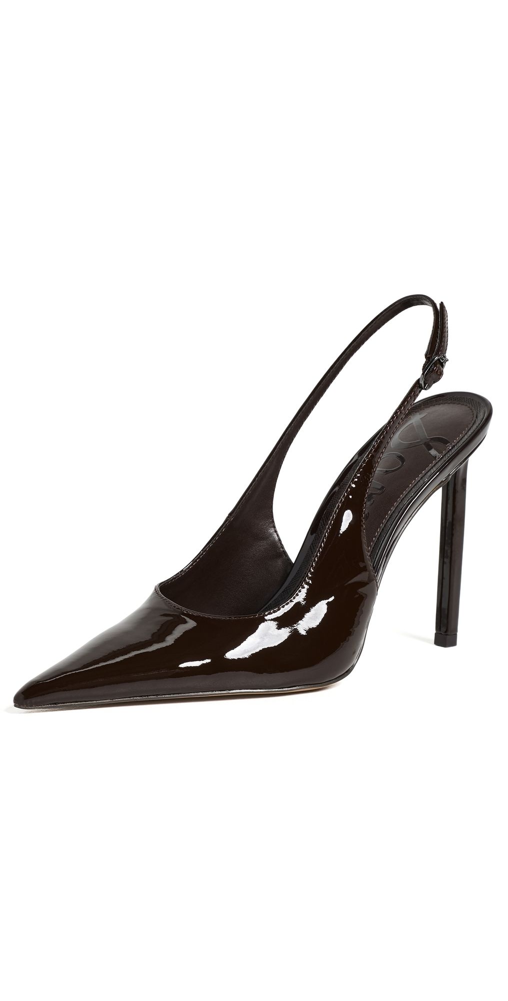Sam Edelman Tegan Patent Leather Pumps Rich Chocolate 7