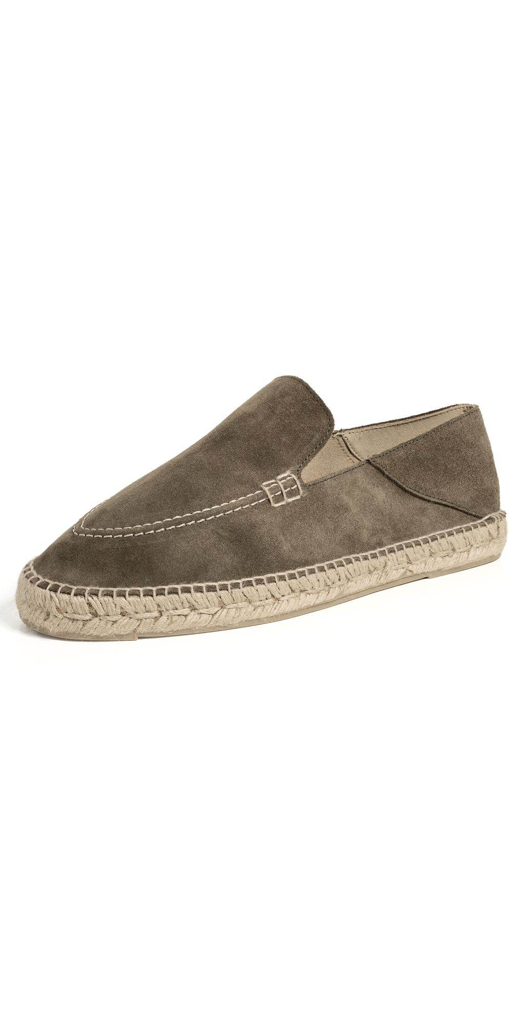 Manebi Suede Traveler Espadrilles Forest 43