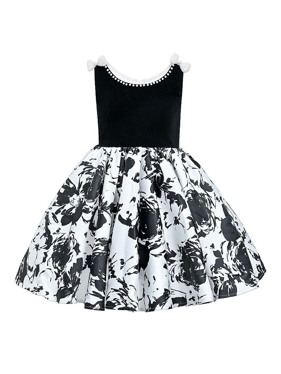 Baby Girl's, Little Girl's & Girl's Maitland Dress - Black - Size 6