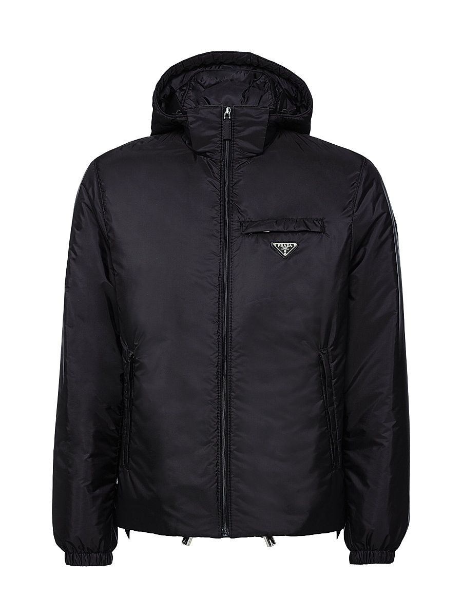 Men's Re-Nylon Puffer Jacket - Black - Size 48