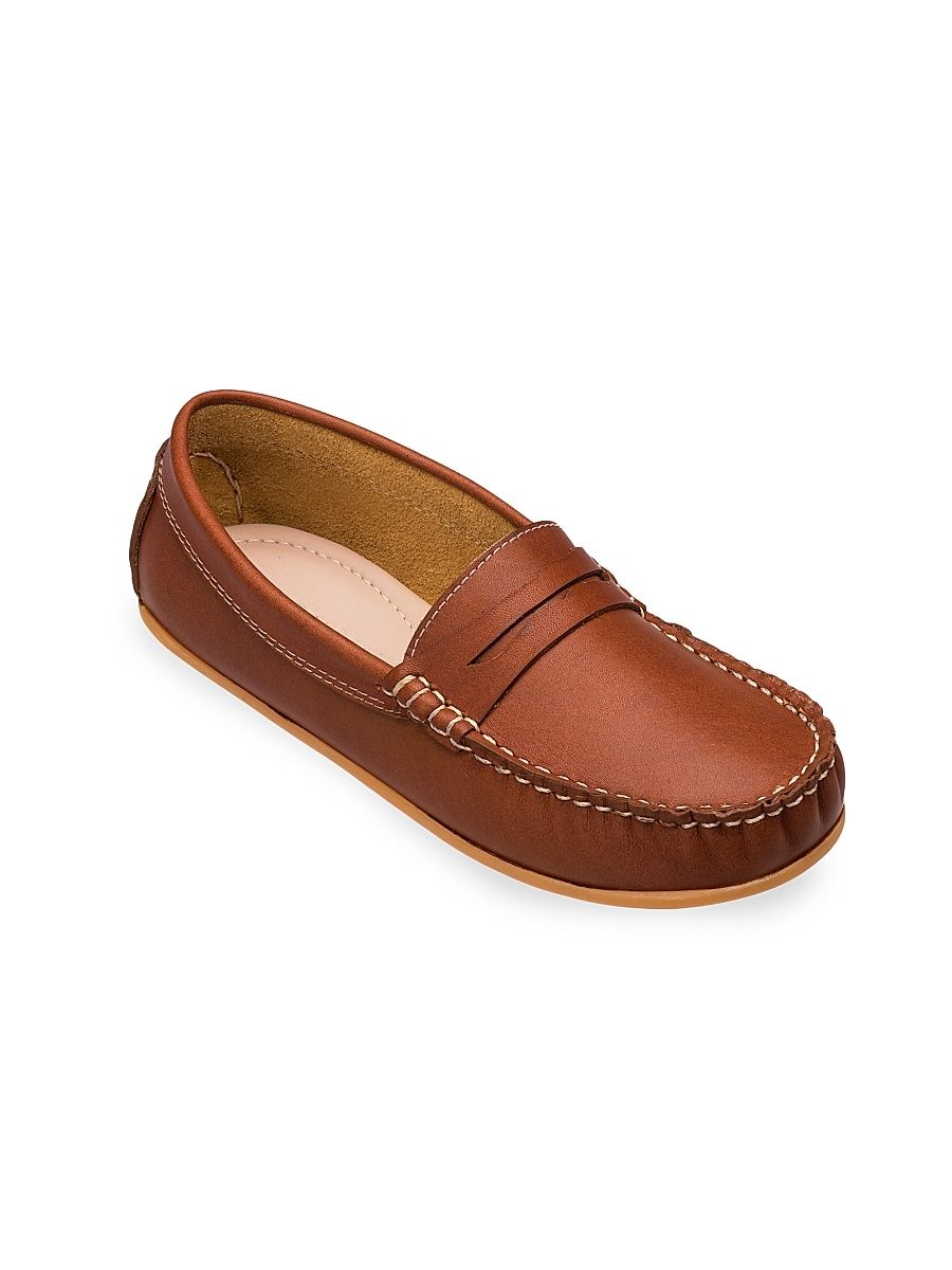 Boy's JP Moccasins - Saddle - Size 5 (Baby)