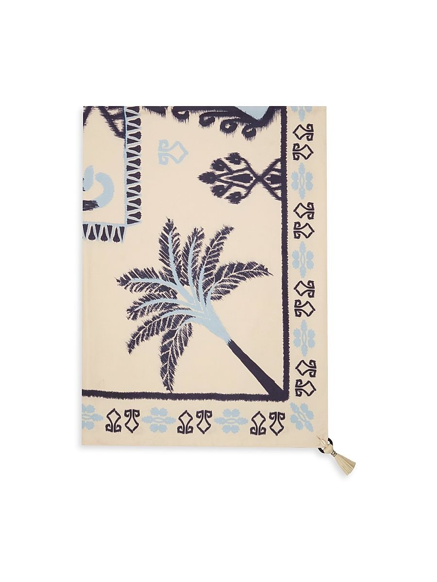 Ikat Amazonico Rectangle Tablecloth - Deep Navy