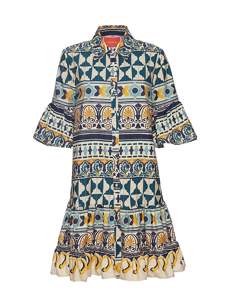 Women's Choux Dress - Turquoise - Size XXS