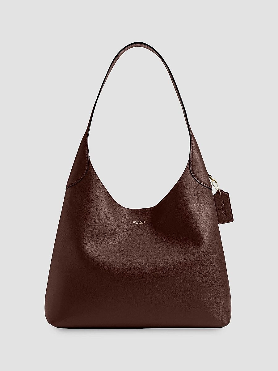 COACH Women's Brooklyn Leather Shoulder Bag - Maple