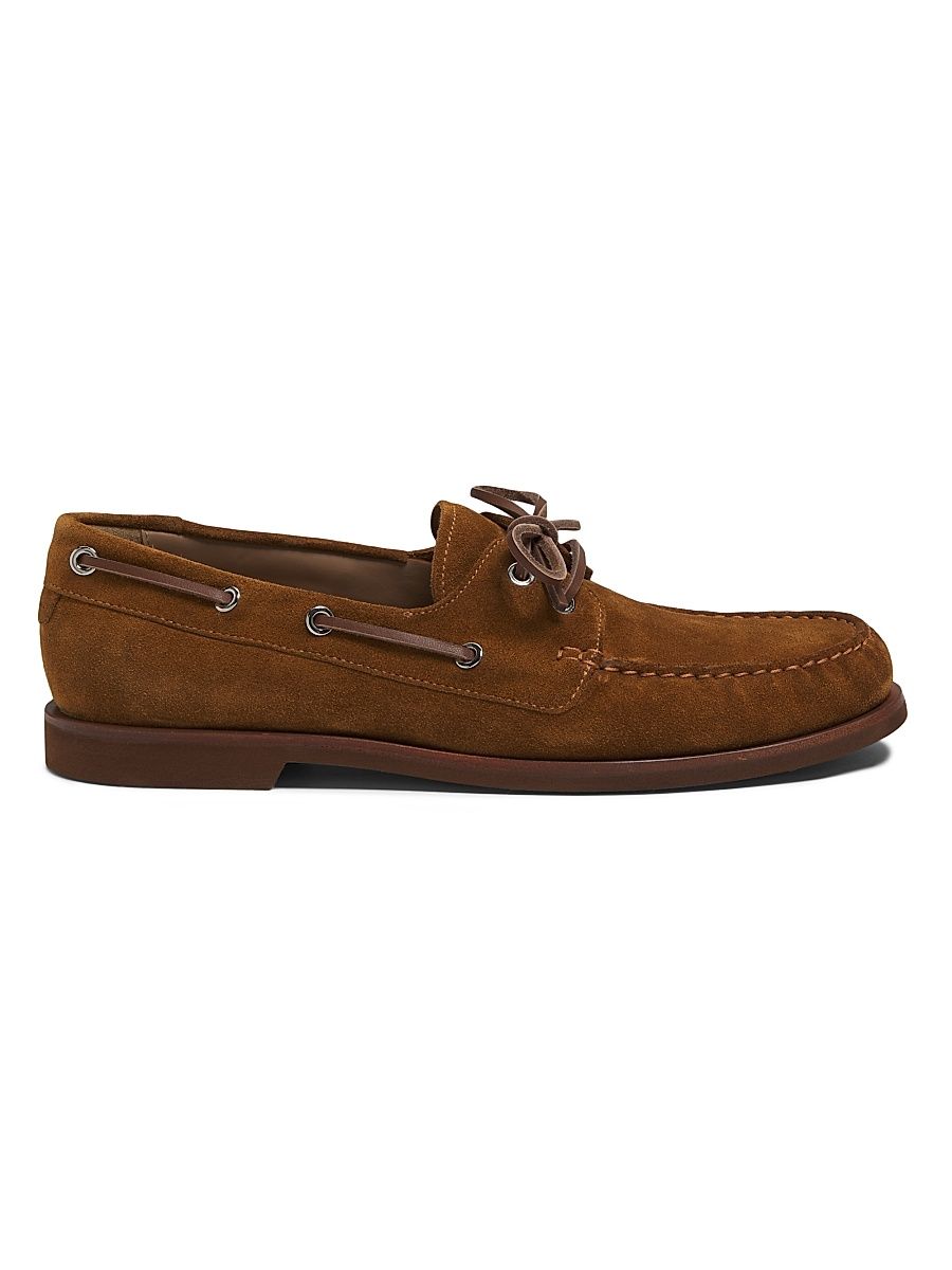 Men's Vandée Suede Boat Shoes - Texas - Size 13