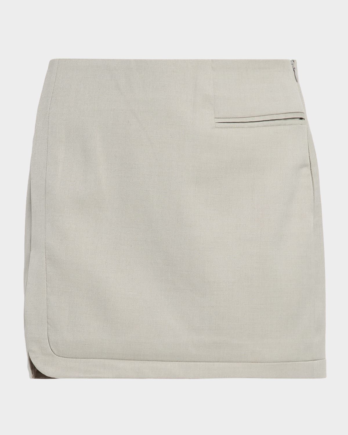 Smith Straight Suiting Mini Skirt