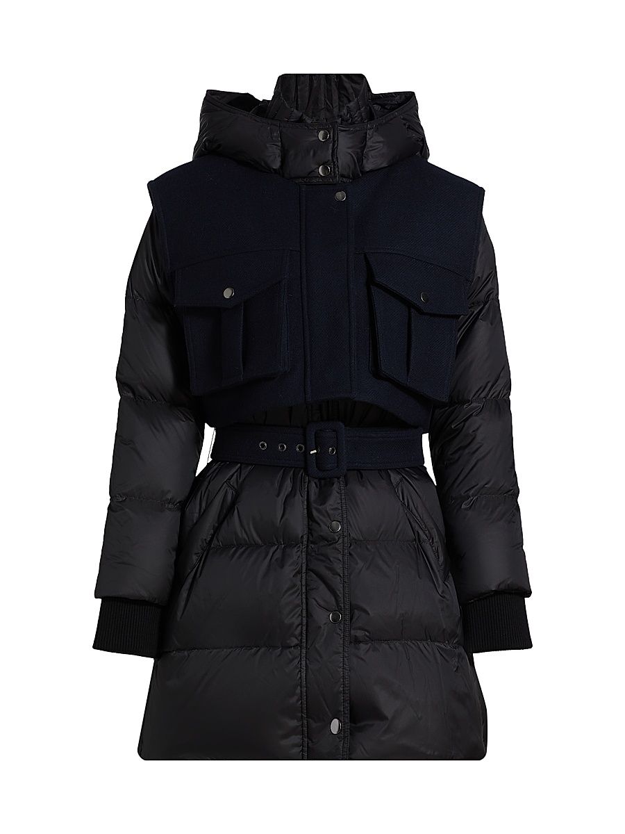 Women's Jarvis Puffer Coat - Black - Size Medium