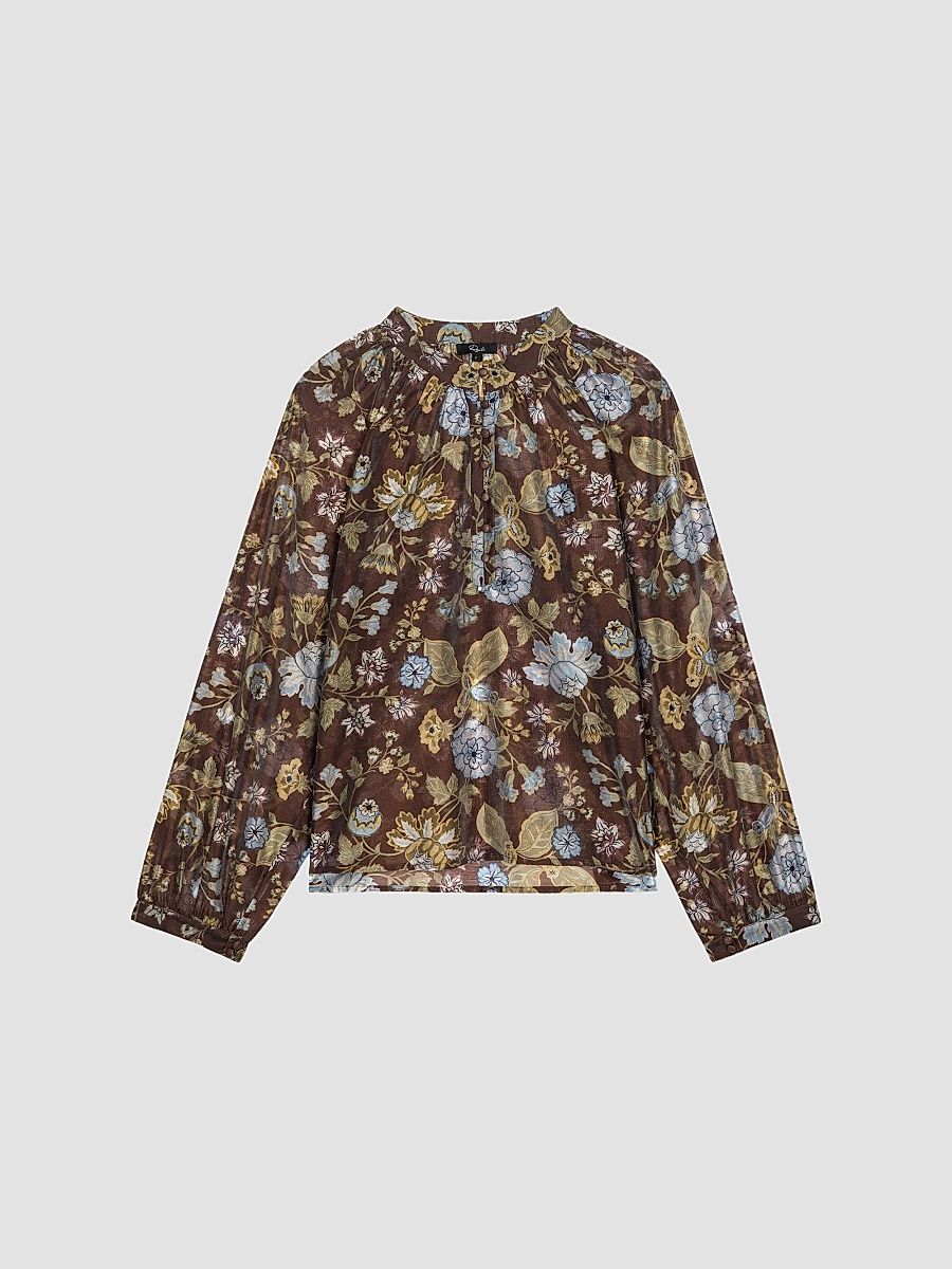 Rails Women's Tali Floral Blouse - Willow - Size XS