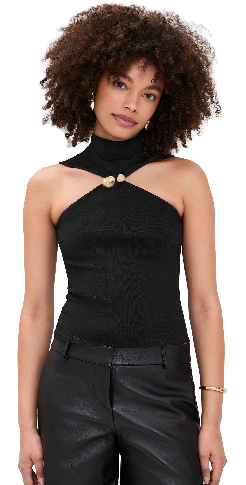 Cult Gaia Katherine Top Black XL
