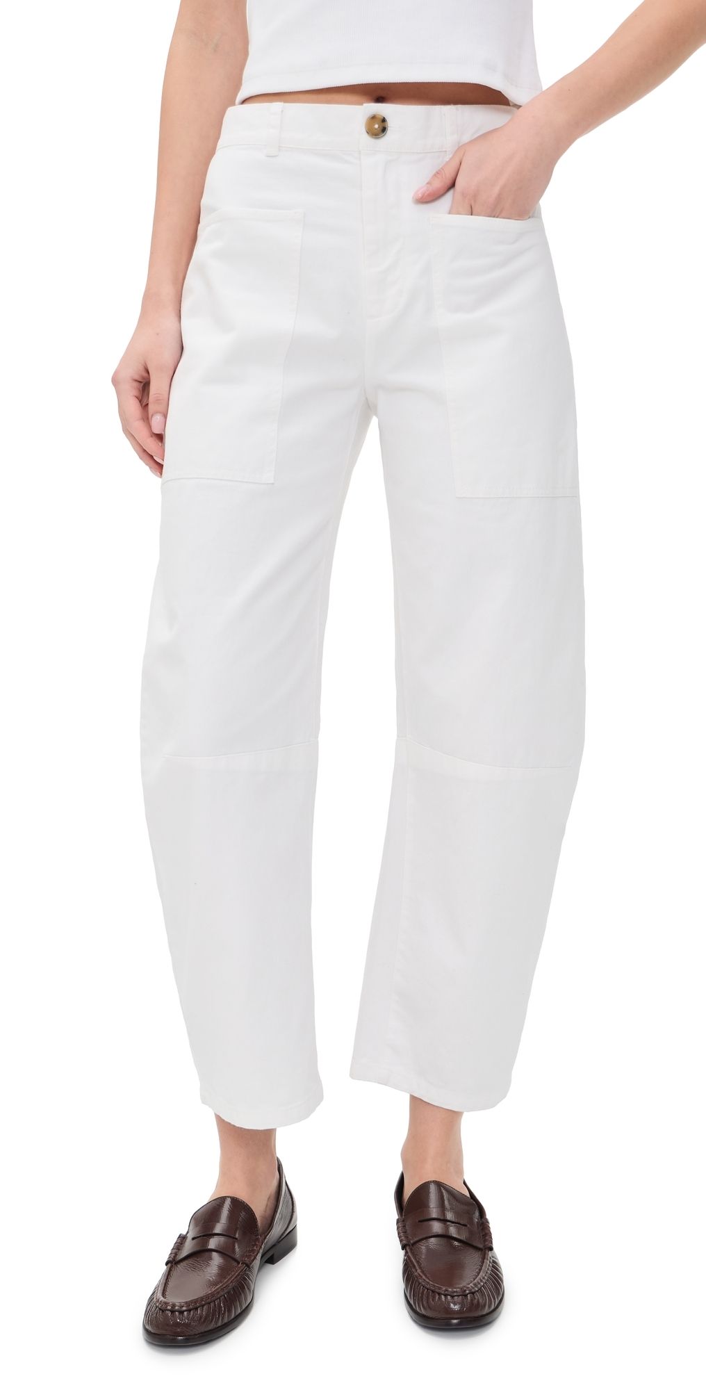 Velvet Brylie Cargo Pants Sleet 4