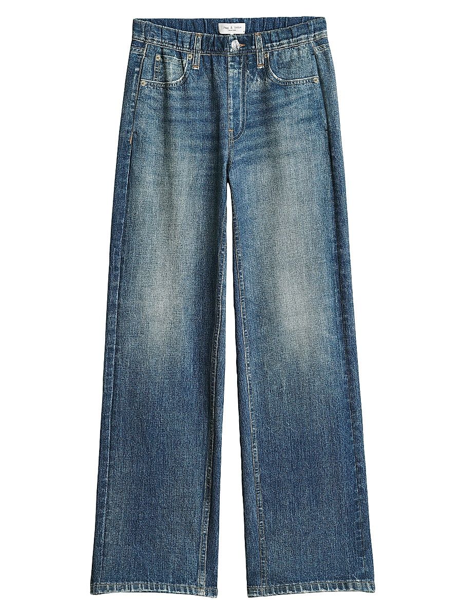 Women's Miramar Wide-Leg Jeans - Lenox - Size Medium