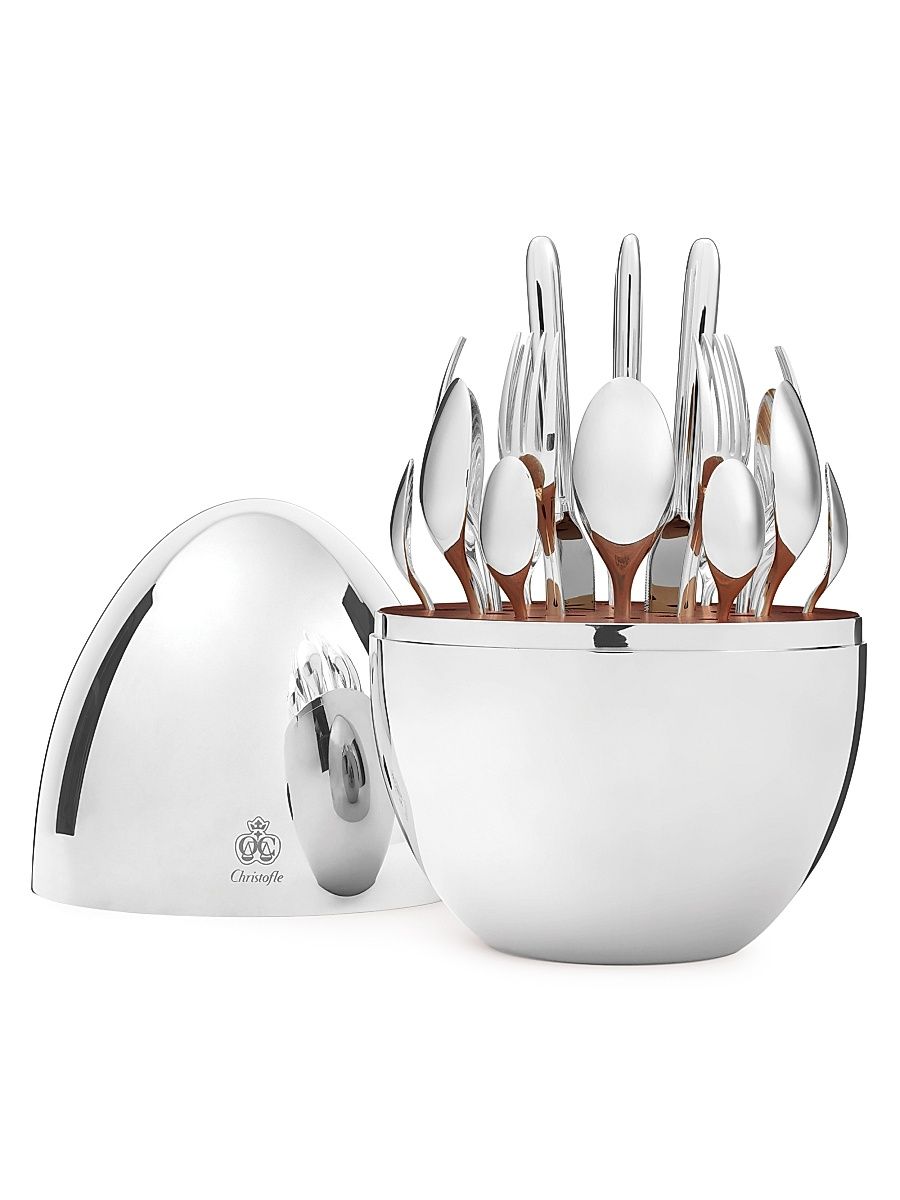 Mood Collection Silverplated 24-Piece Cutlery Set - Silver