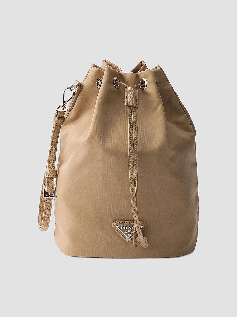 Prada Women's Re-Nylon Pouch - Dark Brown