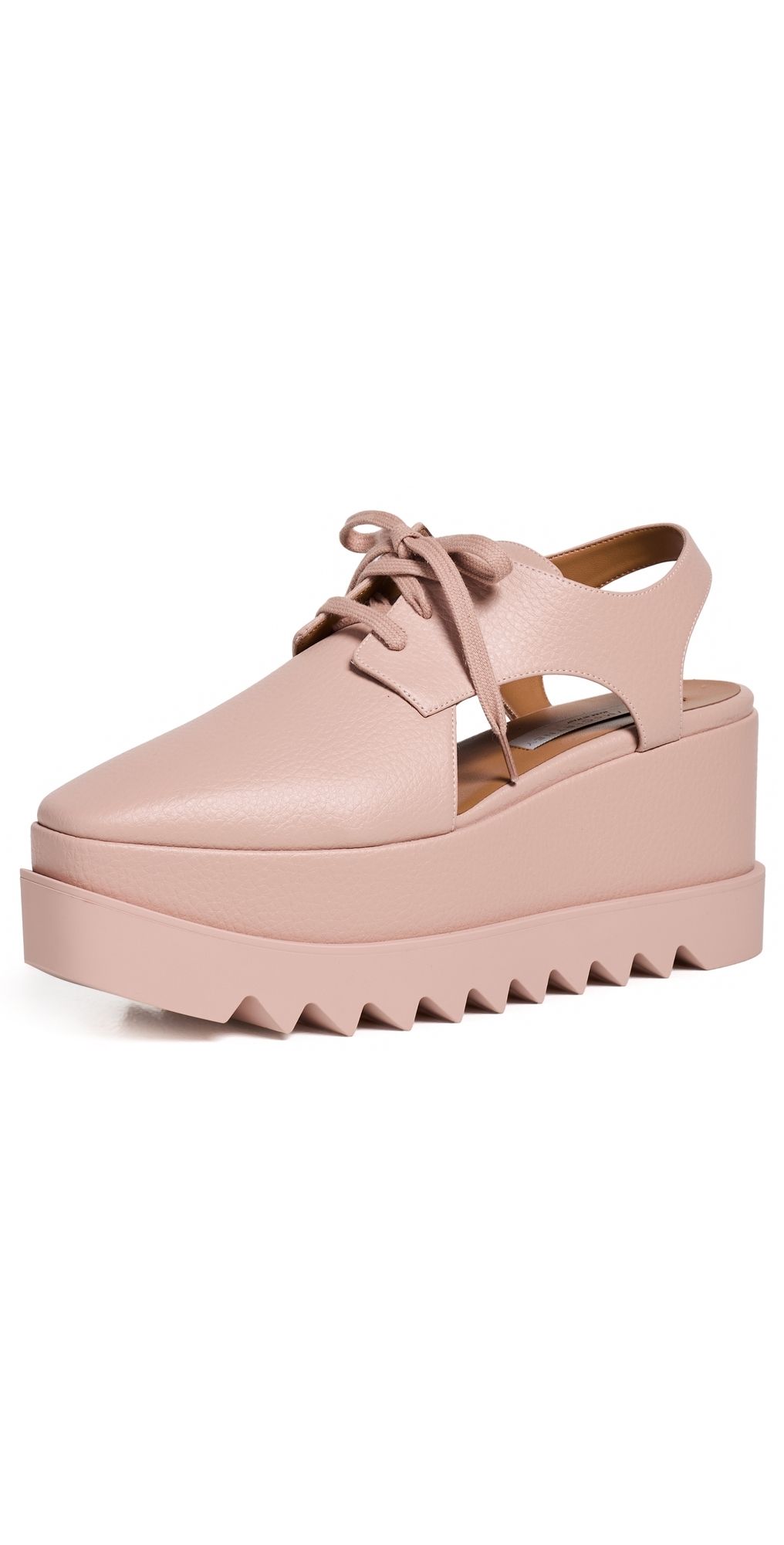 Stella McCartney Elyse Eco Grainy Alter Mat Slingbacks Blush 38
