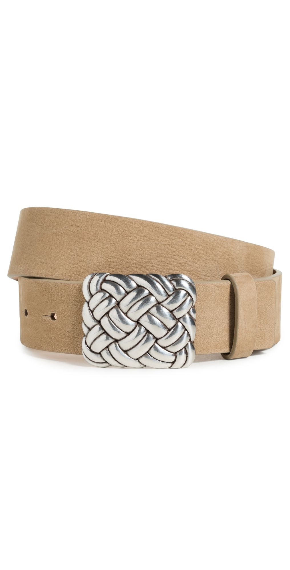 B-Low The Belt Weaver Nubuck Belt Brownie/Silver XL