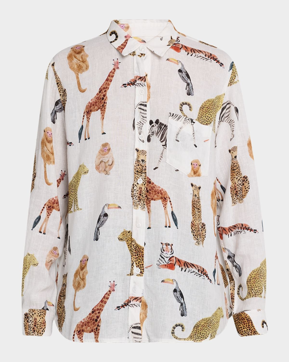 Charli Long-Sleeve Linen Shirt