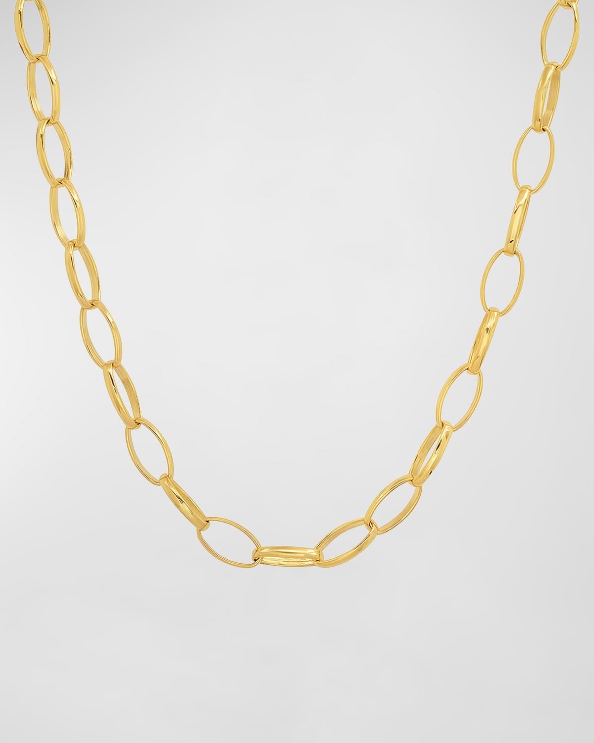 Edith 18k Medium Link Necklace